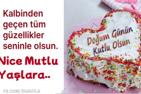 Kalbinden geçen tüm güzellikler seninle olsun. Mutlu yıllar!