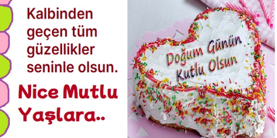 Doğum Günü Kutlama Tebrik Kartları