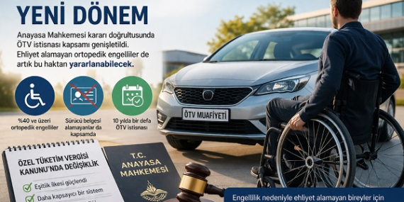 Engellilere ÖTV Muafiyeti 2026: Kimler Yararlanabilecek?