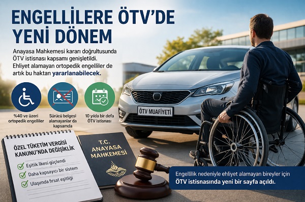 Engellilere ÖTV Muafiyeti 2026: Kimler Yararlanabilecek?