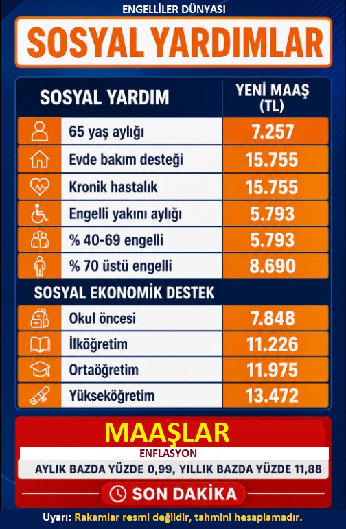 engelli ve sosyal yardımlar